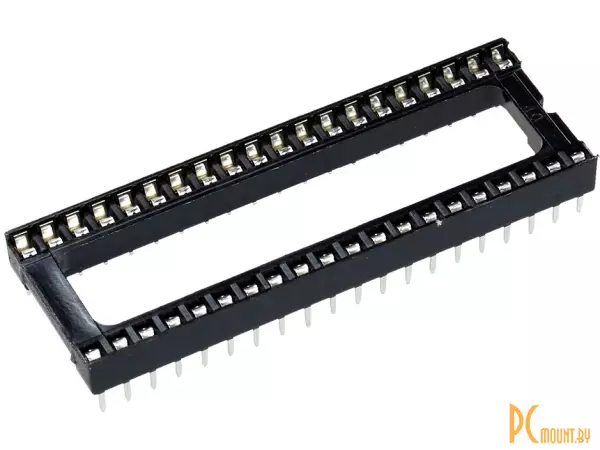 SCS-40-THT-2.54-15.24 Панелька для микросхем DIP-40pin широкая