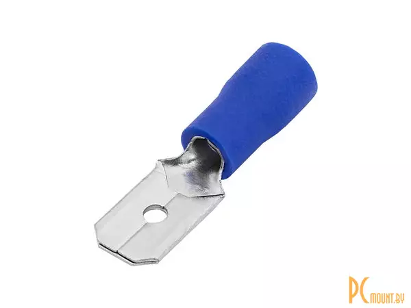 MDD2-250 Клемма ножевая изолированная, вилка 6.3мм синяя